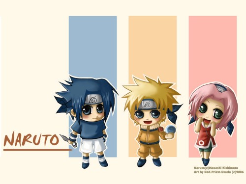 all naruto characters chibi. three cute chibis#39;