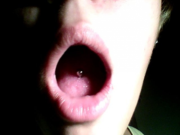  my tongue pierced instead of my hips. I'll get that sooner or later, 